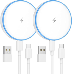 2er Pack Mag-Safe Ladegeräte (Wireless Charger & Induktive Ladestation für 7,99€