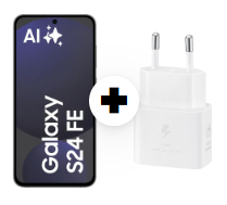 Samsung Galaxy S24 FE inkl. Netzteil für 1€ mit 20GB 5G Daten, SMS und Sprachflat im Vodafone-Netz für 14,99€/Monat + 50€ Wechselbonus