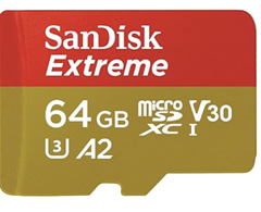 SanDisk Extreme microSD Karte für mobiles Gaming 64 GB für 7,09€ (Vergleich: 11,70€)