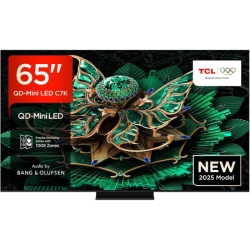 [neuer Bestpreis] 2025er 65″ QD-Mini LED TV TCL 65C7K, 4K HDR Premium 2600, Smart Google TV, 144Hz Motion Clarity Pro für 799€ (statt 949]