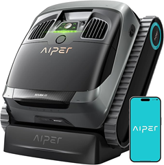 [Top] AIPER Scuba X1 kabelloser Poolroboter mit App, 25200 LPH mit Doppel-Auslass, Ultra-Feinfiltersystem, Wasserlinienreinigung usw. für 849,10€