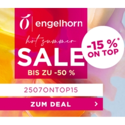 Engelhorn: SALE mit bis zu 50 % Rabatt + 15 % Extra-Rabatt on top