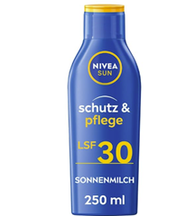 NIVEA SUN Schutz & Pflege Sonnenmilch LSF 30 (250 ml) für 6,35€