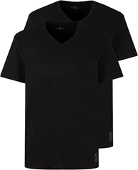 TOM TAILOR Herren T-Shirt mit V-Ausschnitt im Doppelpack für 10,59€
