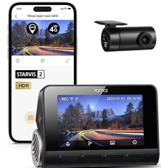 70mai 4K Dashcam A810, HDR Dual-Kanal Dash Cam mit 128GB SD-Karte, Sony STARVIS 2 für 179,99€