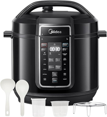 Midea Elektrischer Schnellkochtopf 9-in-1, 8L Multikocher für 82,99€