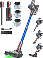Ivormentico Akku Staubsauger (50 Min. Laufzeit, 40KPA) it viel Zubehör für 67,15€