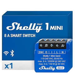 Shelly 1 Mini Gen3 WLAN Smart Relais Schalter für 9,99€ (Vergleich: 14,79€)