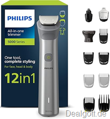 Philips Multigroom Series 5000 12-in-1 Trimmer für 37,99€ (Vergleich: 44,52€)