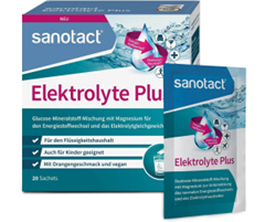 sanotact Elektrolyte Plus (20 Beutel) für 3,55€ im Sparabo (Vergleich: 10,29€)