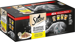 Sheba Delikatesse in Gelee (40 × 85 g) – Geflügelauswahl für 13,67€