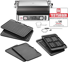 Braun MultiGrill 9 Pro CG 9167 (inkl. Grill-, Flach-, Waffelplatten) für 210,90€