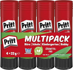 Pritt Klebestift 4x22g Pack für 4,99€ (Vergleich: 8,23€)