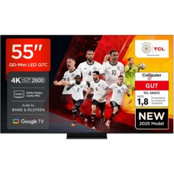 55″ QLED Mini LED TV TCL 55Q7C 144Hz, 4K UHD, HDR Premium für 379€ (Vergleich: 603,95€)