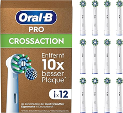 Oral-B Pro CrossAction Aufsteckbürsten (12 Stück) für 28,79€ (Vergleich: 32,88€)