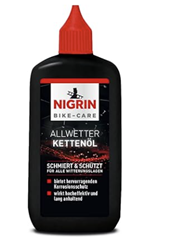 NIGRIN BIKE-CARE Allwetter-Kettenöl (100 ml) für 3,53€ (Vergleich: 8,49€)