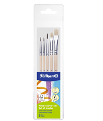 Pelikan Pinsel-Set (5 Stück) für 2,99€ (Vergleich: 7,19€)