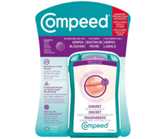 Compeed Herpesbläschen Patch – mit Applikator – für beschleunigte Wundenheilung – gegen Herpes im Gesicht, 15 Patches für nur 8,95€