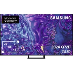 [neuer allzeit Bestpreis] 75″ QLED TV Samsung GQ75Q72DATXZG für 899€ (Vergleich: 999,99€)