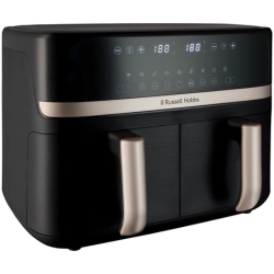 Russell Hobbs SatisFry Dual Basket Heißluftfritteuse – 2x 4,5?l Körbe, 2.800?W, 9 Programme für 111€ (Vergleich: 151,98€)