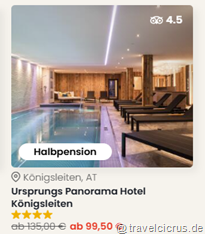 ab 2 Nächten im Ursprungs Panorama Hotel Königsleiten inkl. Halbpension & Wellness ab 199€ pro Person