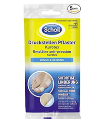 Scholl Druckstellen Pflaster Kurotex (5 Pflasterstreifen) für nur 2,56€