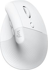 Logitech Lift Vertikale Ergonomische Maus (Weiß) für 29,90€ (Vergleich: 39,69€)