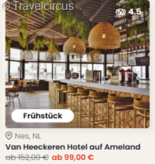 Van Heeckeren Hotel auf Ameland ab 99€ pro Person für 2 Nächte inkl. Frühstück