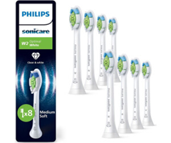 Philips Sonicare W2 Optimal White Ersatzbürstenköpfe (Weiß, 8er-Pack) für 27,54€ (Vergleich: 42,06€)