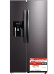 Midea KS-DDX 6.32 WT Side-by-Side Kühl-/Gefrierkombination (Dark Inox) für 835,99€ (Vergleich: 1.047,12€)
