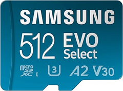 Samsung EVO Select (2024) microSD-Karte 512 GB für 39,99€ (Vergleich: 49,95€)