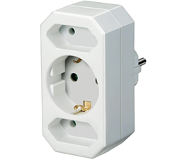 Brennenstuhl Mehrfachsteckdosen-Adapter 3-fach für 2,29€ (Vergleich: 6,49€)
