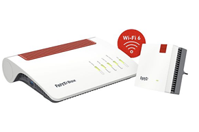 AVM FRITZ!Box 7590 AX + FRITZ!Repeater 1200 AX für 239€ (Vergleich: 287,80€)