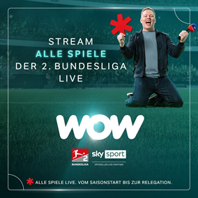 12 Monate Waipu Perfect Plus (normal 14,99€/Monat) + WOW Live Sport Jahrespaket (normal 44,99€) für 34,99€/Monat