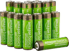 Amazon Basics AA-NiMH-Akkus (2400 mAh, 16 Stück) für 14,38€ (Bisheriger Bestpreis!)