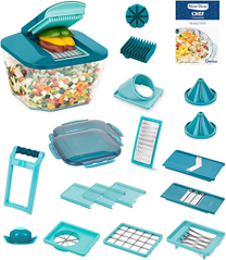 Nicer Dicer Chef Professional Gemüseschneider 23-tlg. für 42,36€ (Vergleich: 65,00€)