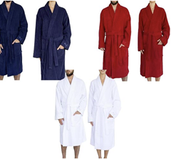 PUMA Unisex Bademantel in Navy, Rot oder Weiß für 26,98€(Vergleich 39,99€) oder 2 Stück für 39,98€