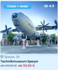 Technikmuseum Speyer inkl. Hotel & Frühstück ab 59€ pro Person