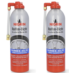 2er-Set Nigrin Reifendichtmittel (2×500 ml) für 15€ (VG: 22,49€)