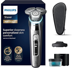 Philips Shaver S9000 elektrischer Nass- & Trockenrasierer (S9975/54) für 164,99€ (Vergleich: 234,90€)