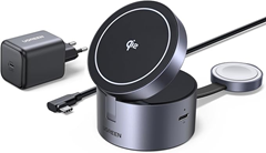 UGREEN MagFlow 3-in-1 Qi2 Ladestation (inkl. 45W Netzteil) für 64,99€ (Bestpreis)