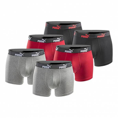 PUMA Boxershorts 6er-Pack für 20,39€ + 4,95€ Versandkosten