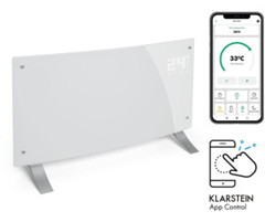 Klarstein Bornholm Curved Smart Elektroheizung für 85,58€ (Vergleich: 157,99€)