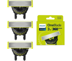 Philips OneBlade Original 360-Klingen (3er-Pack) für 22,49€ (Vergleich 34,99€)