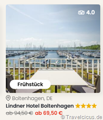 Lindner Hotel Boltenhagen ab 139€ pro Person für 2 Nächte inkl. Frühstück, einmaligem 3?Gänge?Menü & Wellness