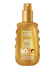 Garnier Ambre Solaire Ideal Bronze Sonnenschutzspray LSF 50 für 7,70€ (Vergleich: 10,95€)
