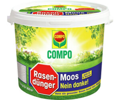 Compo Rasendünger Moos – Nein Danke! (7,5 kg) für 17,99€ (Vergleich: 26,79€)