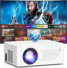 Puxinat Mini Beamer Bluetooth 5.2 Full HD 1080P für 28,11€