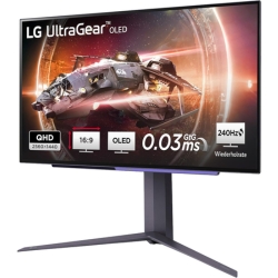[neuer Bestpreis] OLED Monitor LG UltraGear 27GS95QX 27″, 2560 x 1440, 240 Hz, HDR10, G-Sync & FreeSync für 452,48€ (Vergleich: 524,90€)