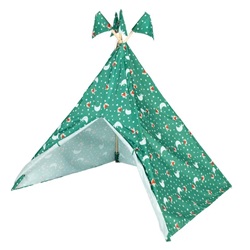 Lupilu Holz Spielzelt Tipi mit Baumwolle für 20,49€ (Vergleich: 43,94€)